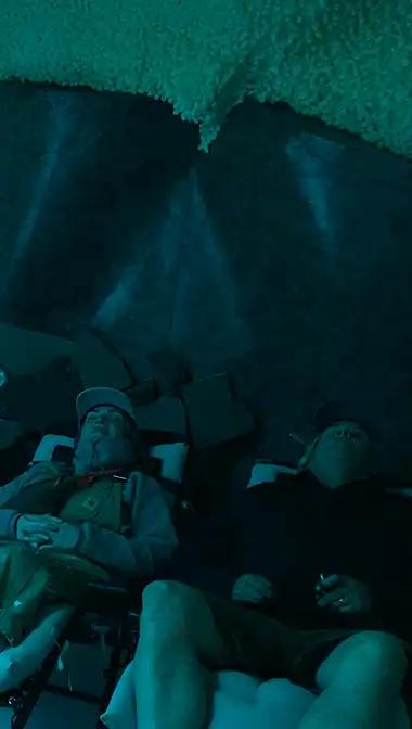 Relaxed Guest Breathing Deeply